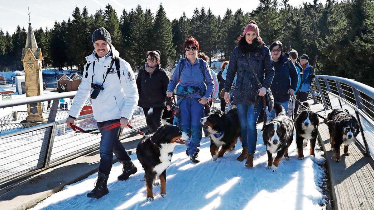 Oberhof: Mit den Schnüffelnasen durch den Oberhofer Schnee