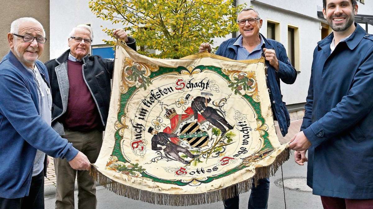 Leimbach: Neues Zuhause für alte Bergmannsfahne