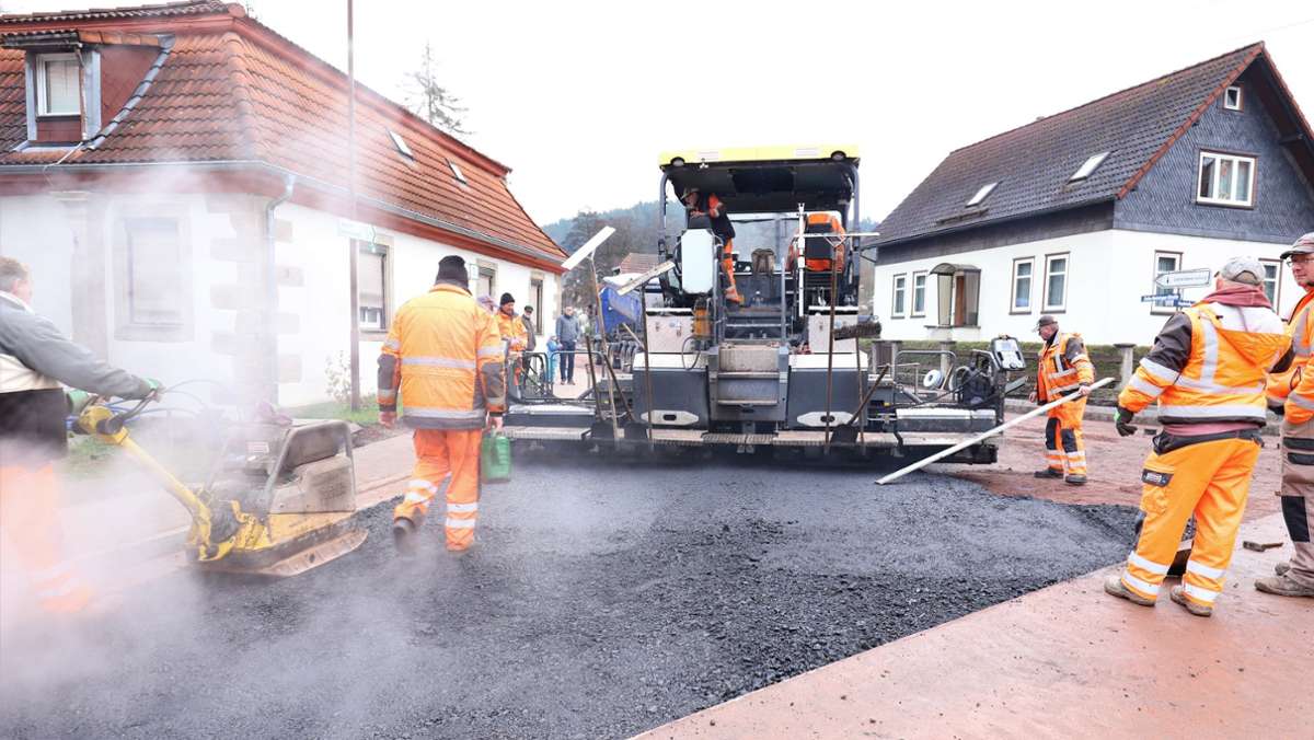 Vorhaben 2021: Zella-Meininger Straße  bleibt  2021 Baustellenschwerpunkt