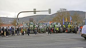 Nicht nur Bauern protestierten