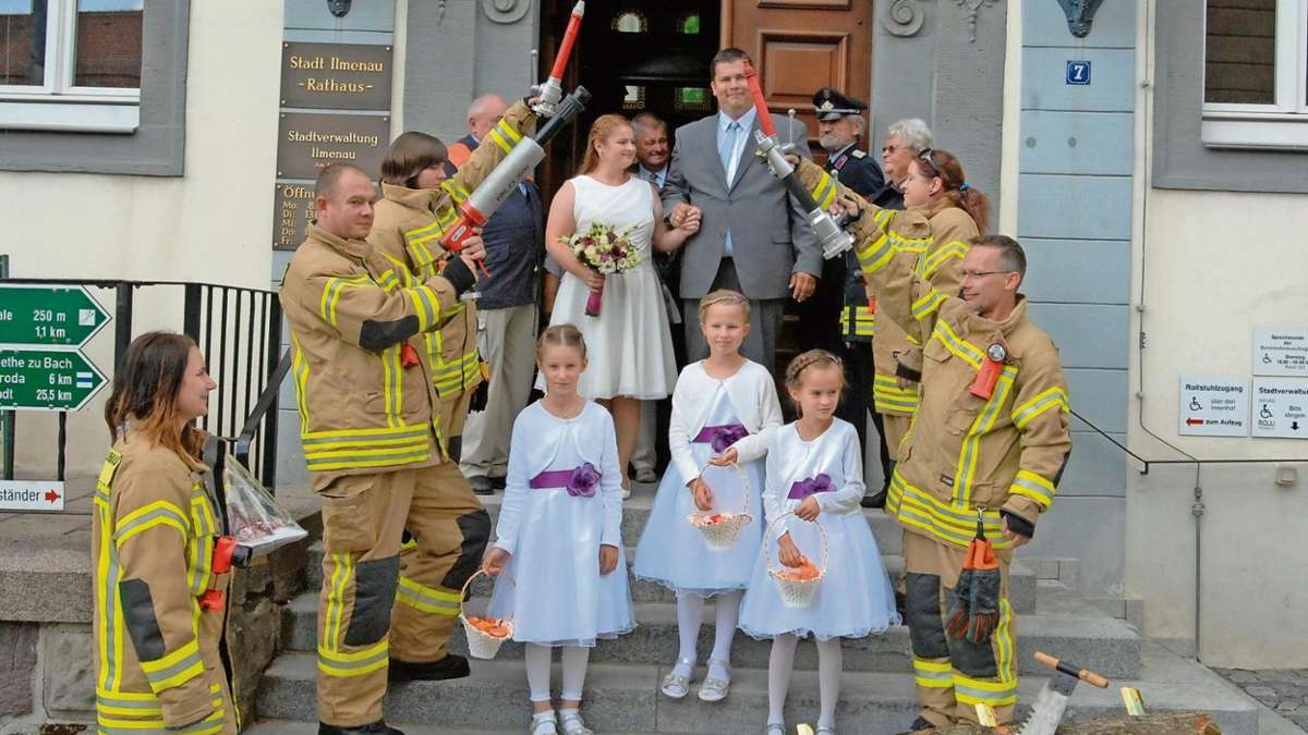 Ilmenau: Stadtrat Stefan Sandmann hat geheiratet