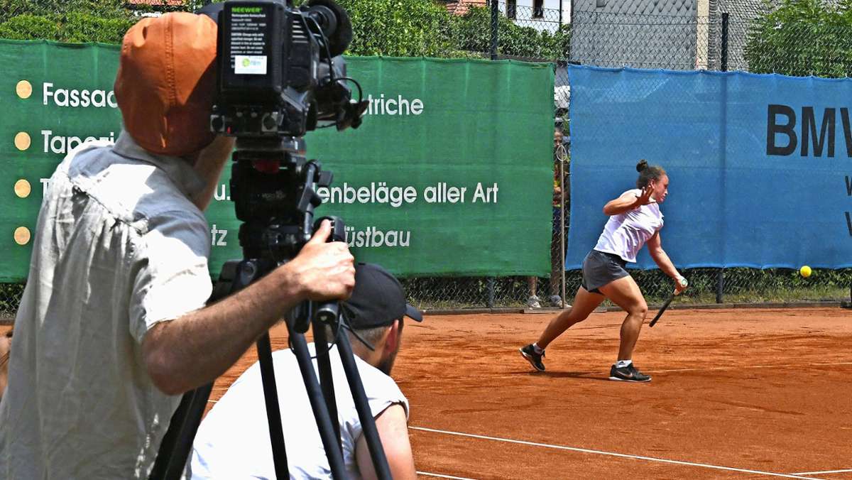 Tennis in Zella-Mehlis: Das Spitzenspiel im Fernsehen