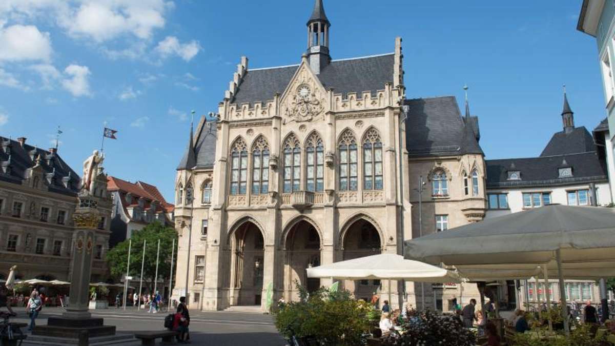 Thüringen: Rathaus-Sperrung in Erfurt wieder aufgehoben