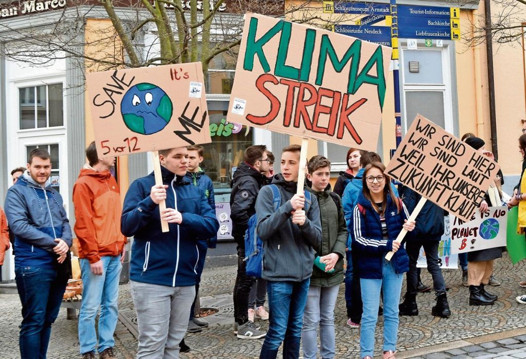 Klimastreik in Arnstadt Quelle: Unbekannt