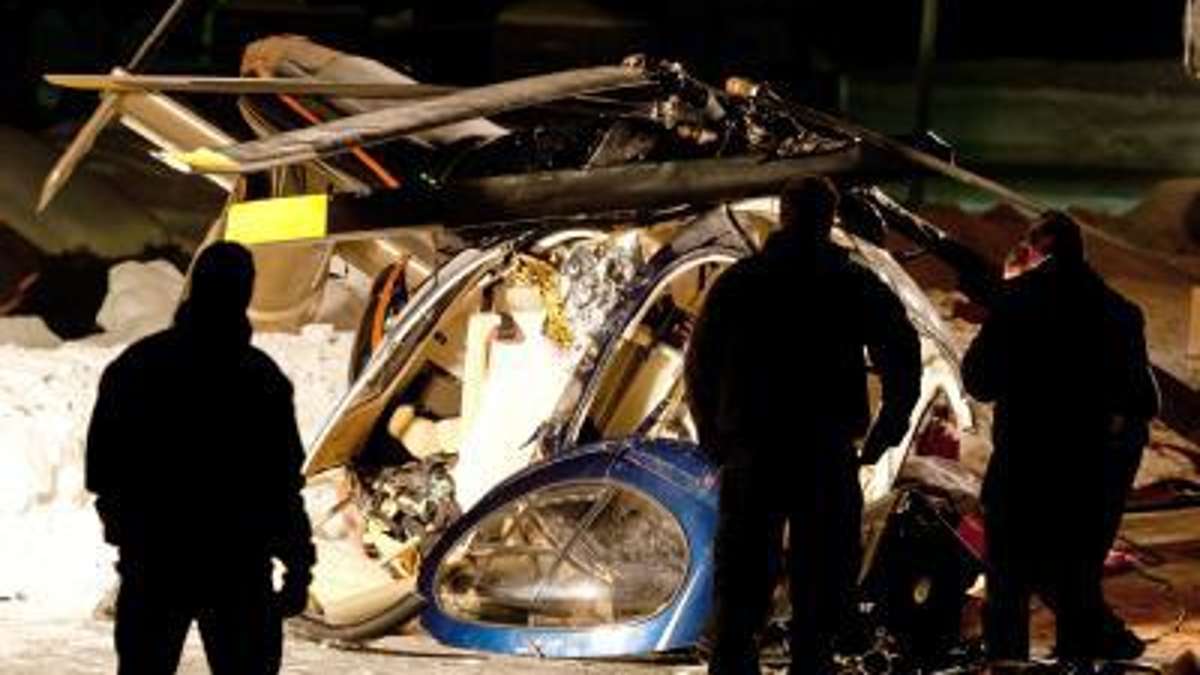 Thüringen: Triebwerksausfall führte zu Hubschrauberabsturz