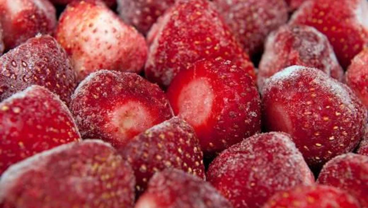 Thüringen: Noch kein Keim-Nachweis bei Tiefkühl-Erdbeeren