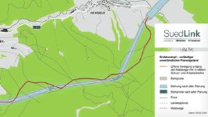 Südlink-Verlauf: Planänderung im Wasunger Wald