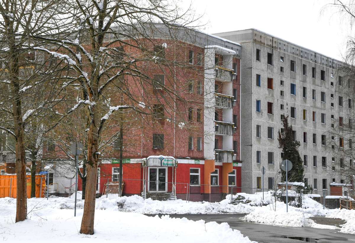 Der Block in der Schneekopfstraße 30 - 36 kann nun abgerissen werden.