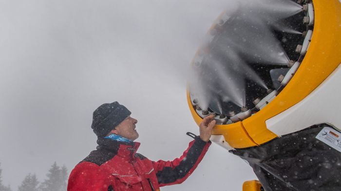 Biathlon-WM in Oberhof: Schneedepots sind noch gut gefüllt
