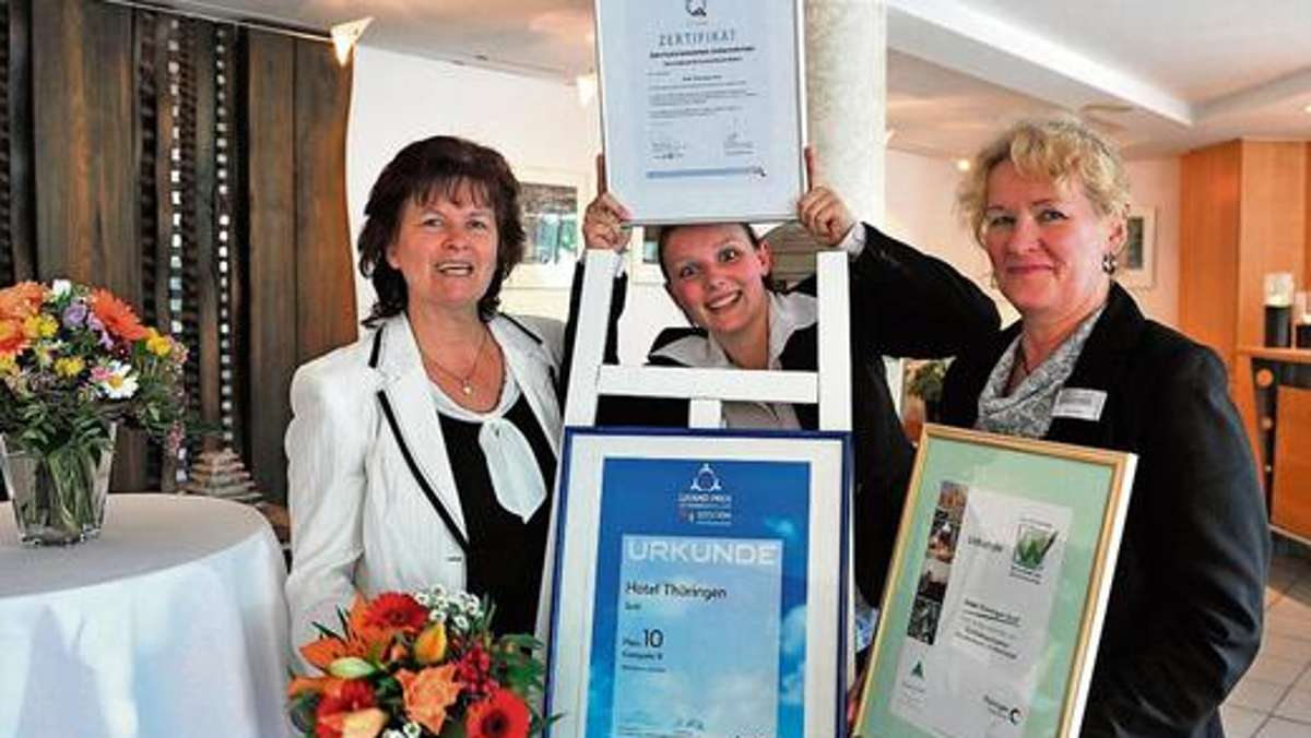Suhl/ Zella-Mehlis: Triple bei den Auszeichnung für das Hotel Thüringen
