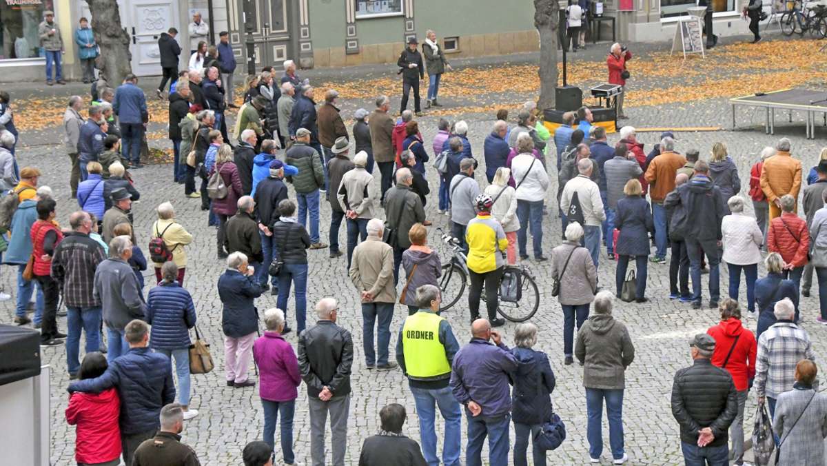 Demo in Arnstadt: Energiekosten: Wir müssen reden!