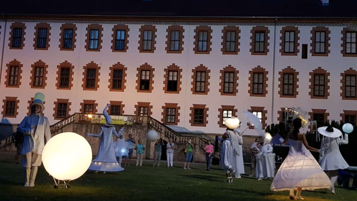 Meiningen leuchtet: Die Theaterstadt darf wieder  einen Abend lang  strahlen