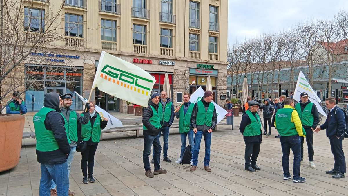 Lokführer in  Erfurt: Zu weiteren Streiks bereit