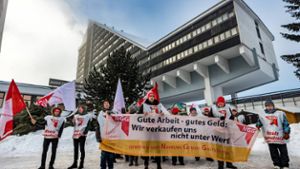 Panorama-Mitarbeiter in Oberhof streiken für Tariflöhne