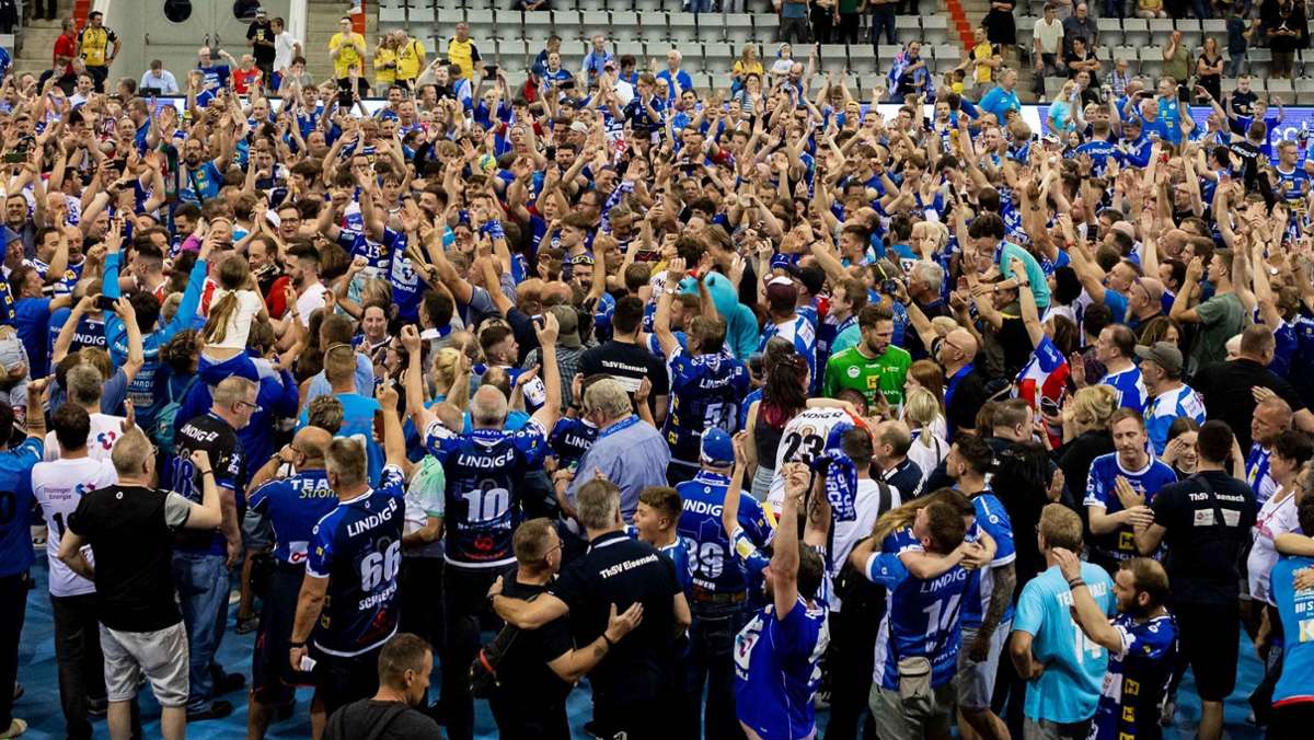 Handball, Bundesliga: Eisenach feiert die Aufstiegshelden