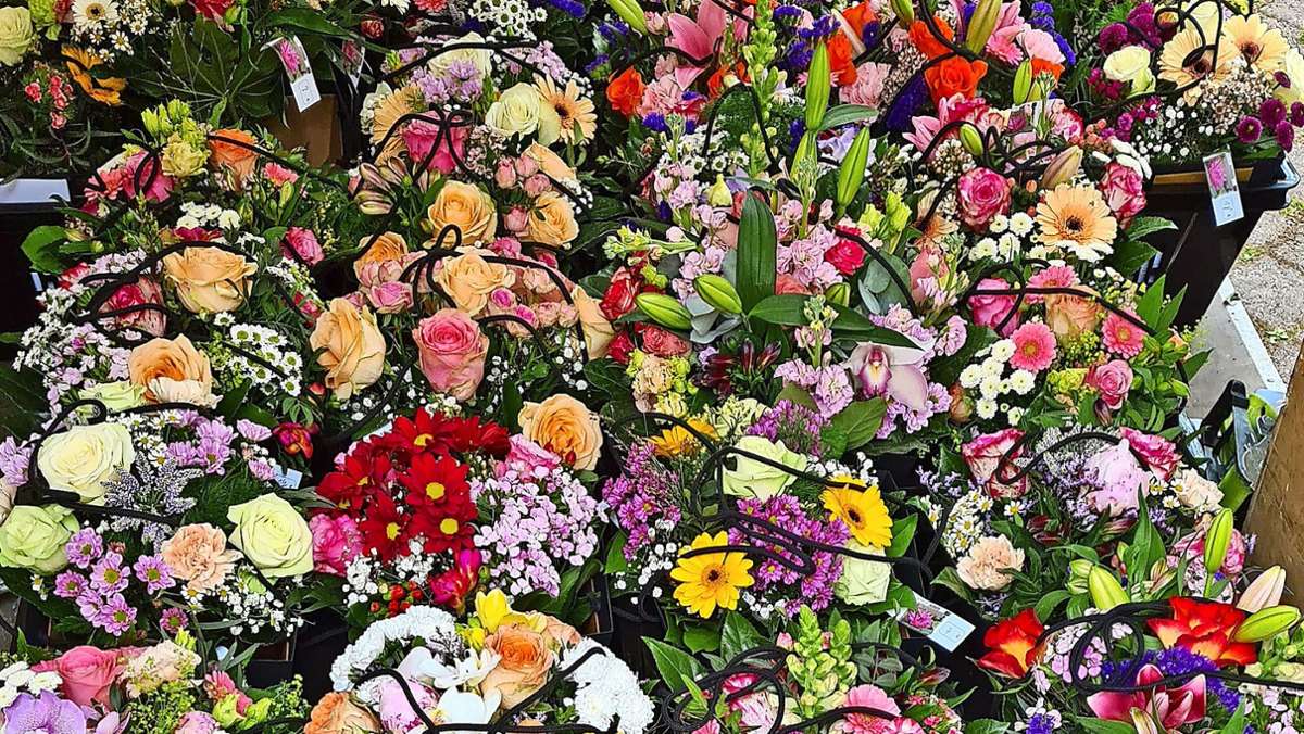Muttertag: Blumenhändler im Lieferstress