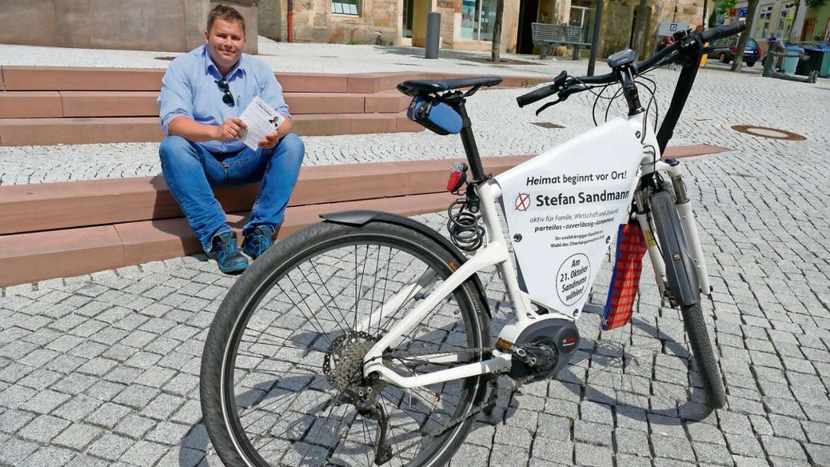 Ilmenau: Sandmann will per Rad ins Rathaus