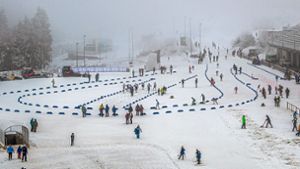 Ausreichend Schnee in Oberhof