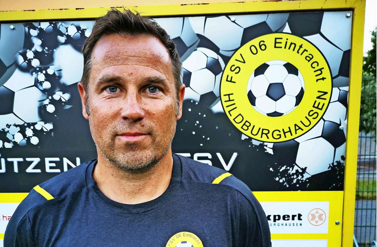 Der Neue: „Patrick Ortlieb hat nun auch ganz offiziell und praktisch das Amt als Trainer beim Fußball-Landesklasse-Vertreter FSV 06 Eintracht Hildburghausen inne. Foto:  