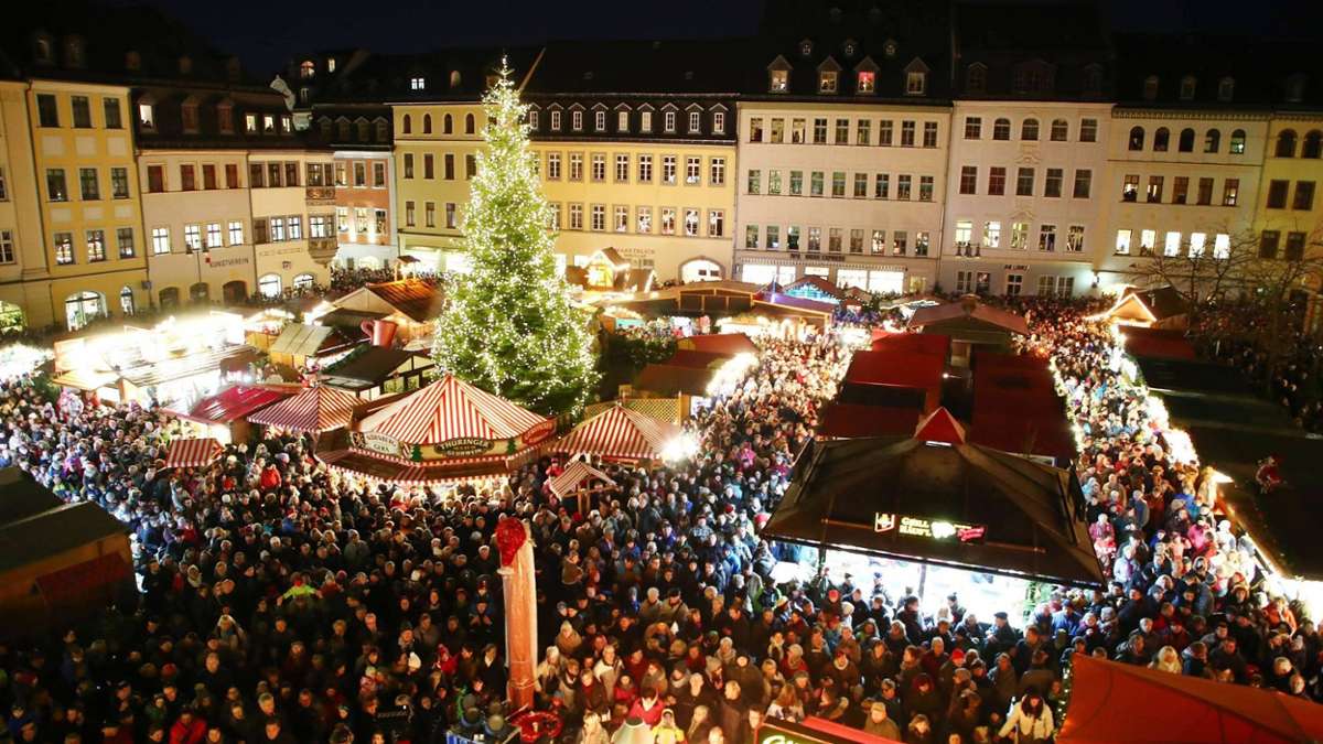 Thüringen: Internetabstimmung: Gera schönster Weihnachtsmarkt im Osten