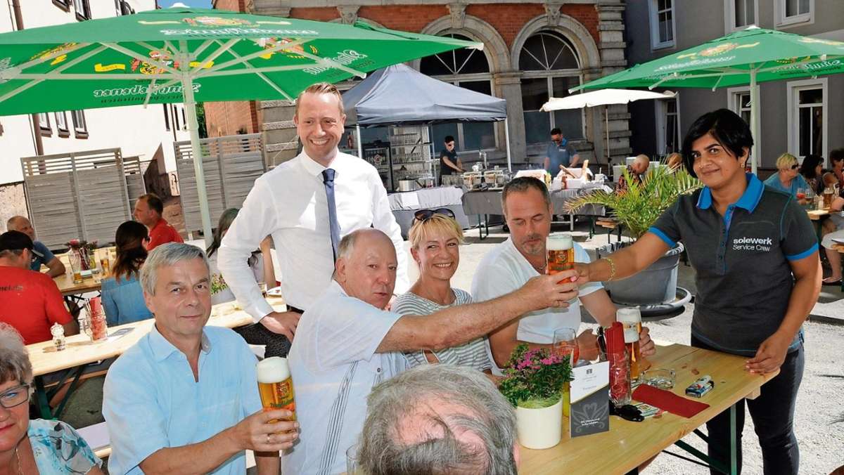 Meiningen: Sächsischer Hof eröffnet Biergarten am Wasserwerk