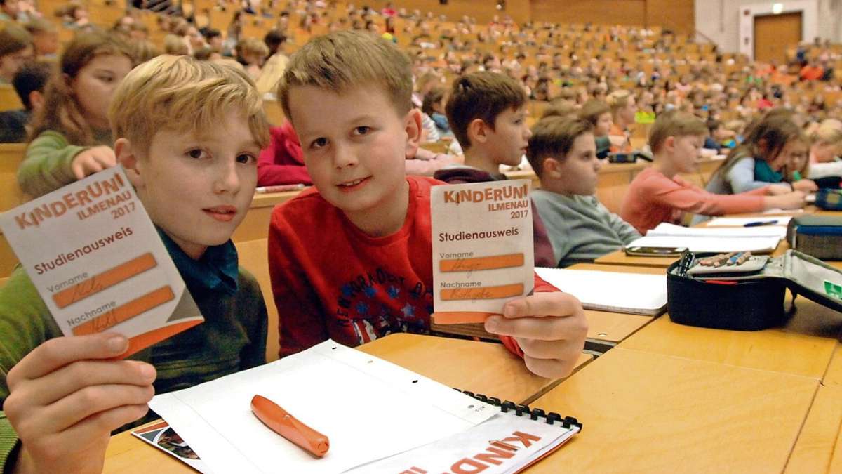 Thüringen: 3770 Schüler freuen sich auf 14. Kinderuni