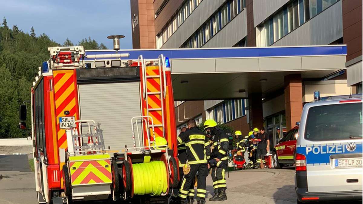 Feuerwehreinsatz: Brand im Klinikum: Station evakuiert