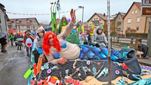 Karneval in Floh: Putzkolonne im Doppelpack
