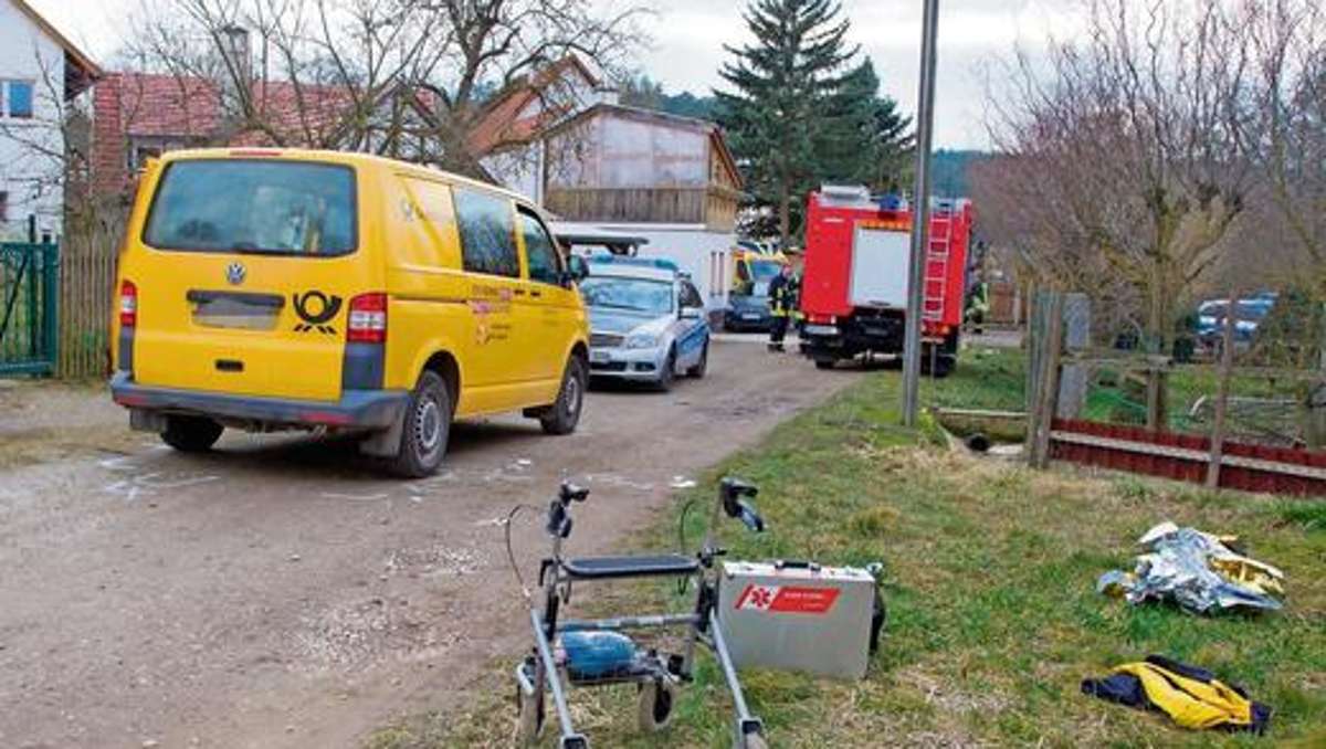 Hildburghausen: Postauto überrollt Rentnerin in Lindenau