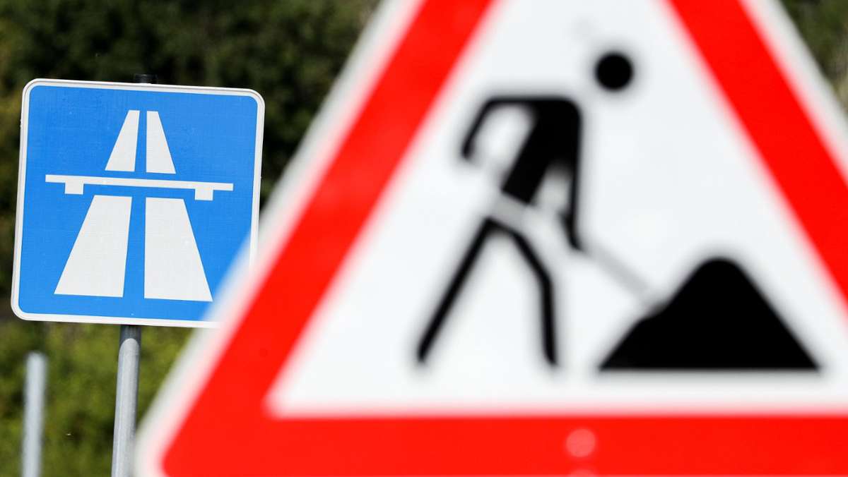Baustellen an der Autobahn: Rastanlage an der A71 ab Montag gesperrt