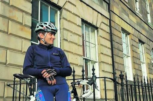 Markus Stitz ist zum zweiten Mal mit dem Rad von Edinburgh nach Ilmenau und dann weiter zu seinen Eltern nach Schwobfeld gefahren. Foto: privat
