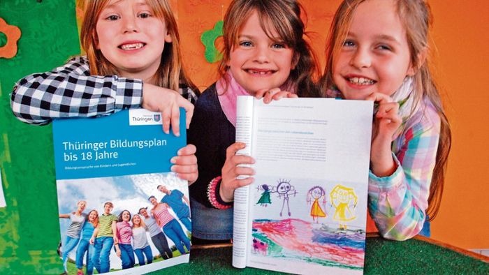 Kindergarten-Kinder gestalteten Thüringer Bildungsplan mit