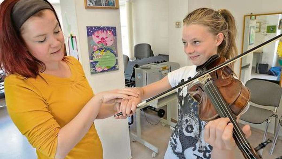 Bad Salzungen: Der Geige richtige Töne zu entlocken erfordert Geduld