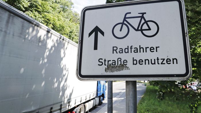 Auf der Bundesstraße: Lebensgefährliche Radweg-Route