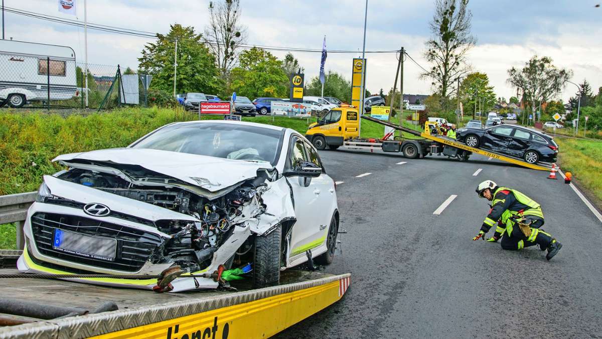 Verkehrsunfall in Barchfeld: Frau leicht verletzt