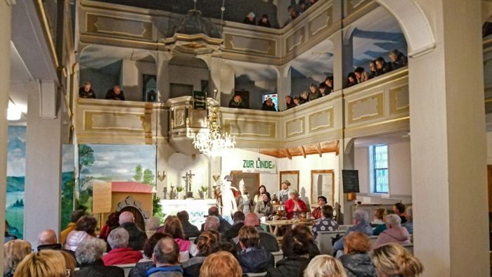 Theaterspiel: Bühne frei in der Altenfelder  Kirche