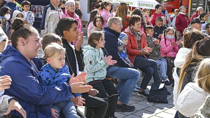 Feiertag im Freistaat: Der Marktplatz gehört den Kindern