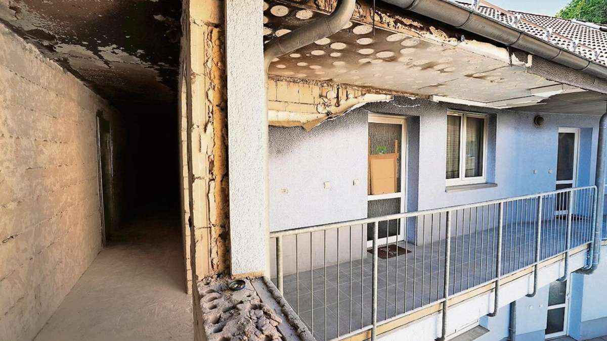 Zella-Mehlis: Sanierungsarbeiten im Brandhaus laufen langsam an