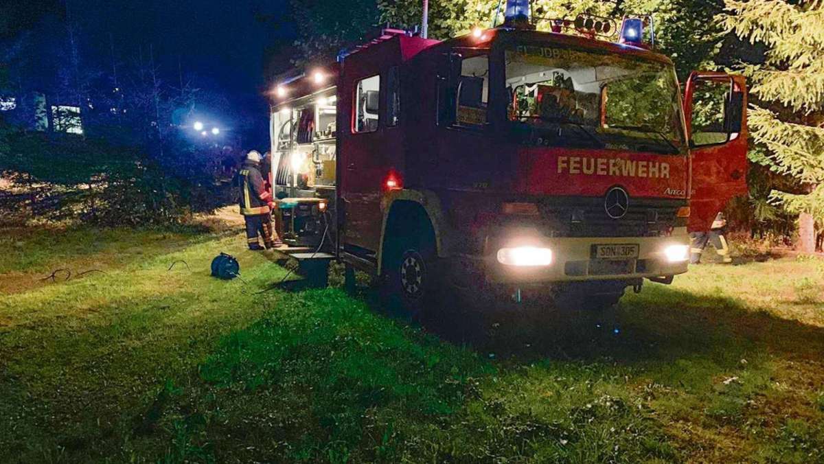 Judenbach: Brandstiftung mitten in der Nacht