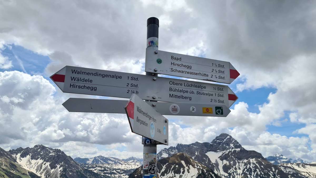 Wanderung in den Alpen: Internettour führt Schüler in Bergnot