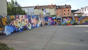 Neue Graffitis am City-Parkplatz