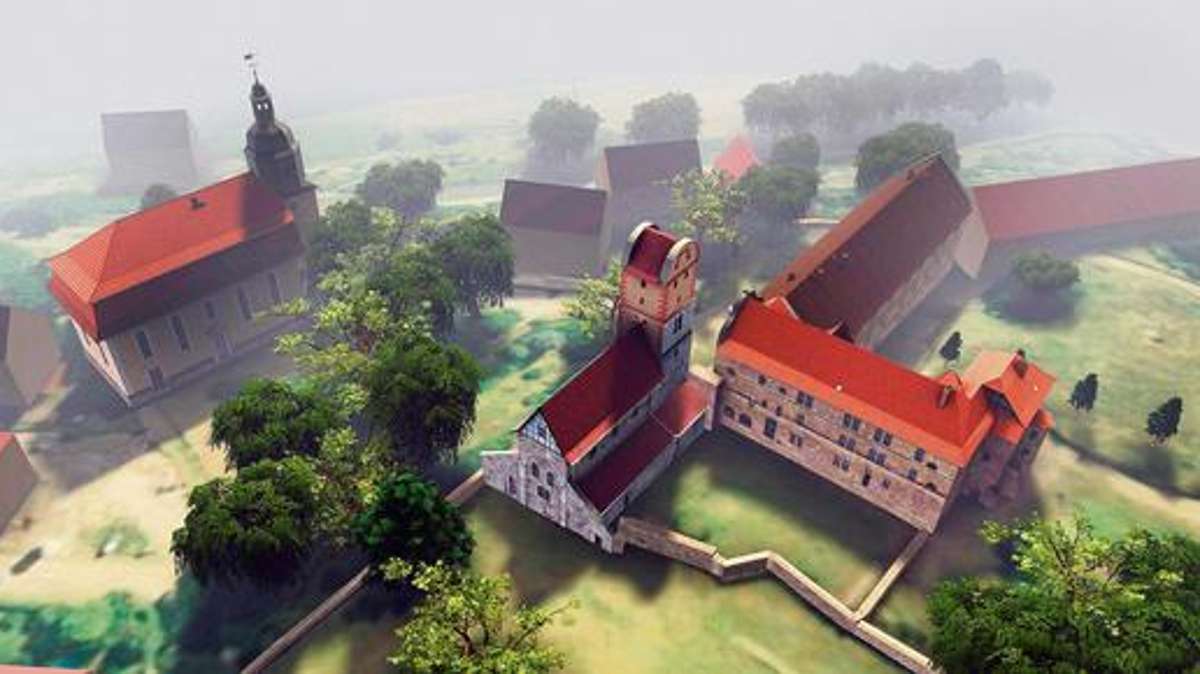 Schmalkalden: Der Burghügel in 3D-Animation