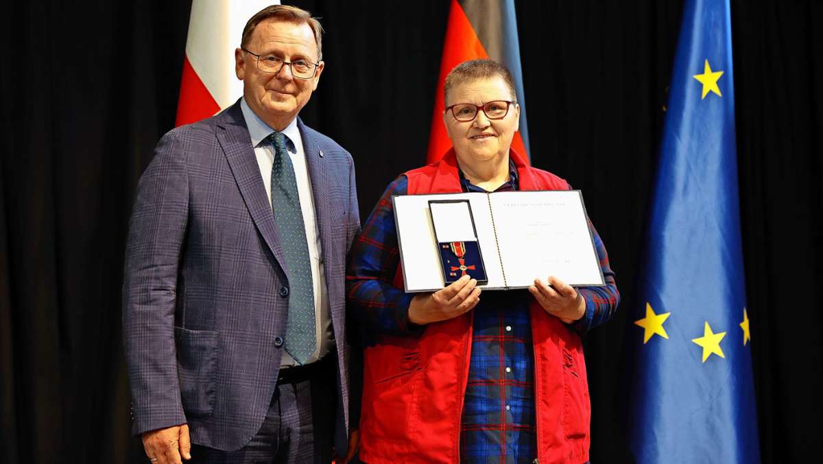 Hohe Auszeichnung: Bundesverdienstkreuz für Marlies Hehne