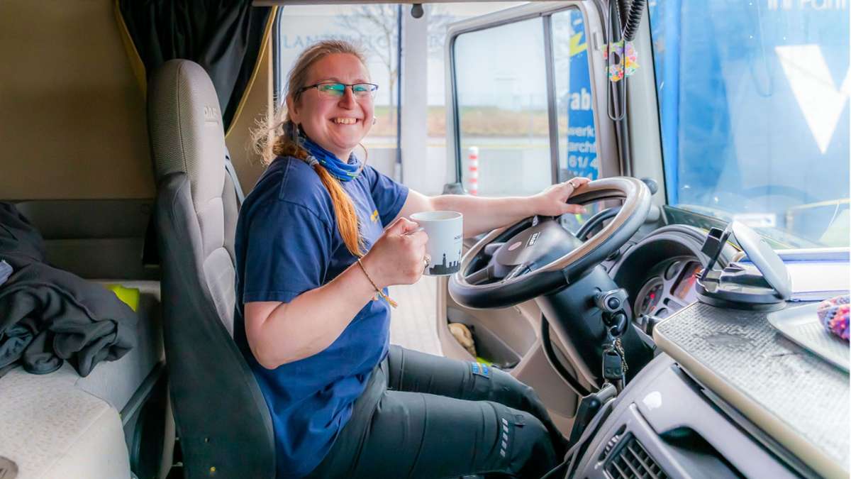 Truckerin im Wartburgkreis: Die einzige Frau in einer Männerdomäne