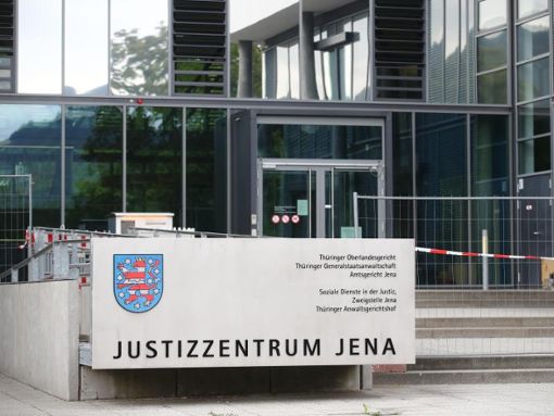 Das Justizzentrum in Jena. Foto: Bodo Schackow/zb/dpa
