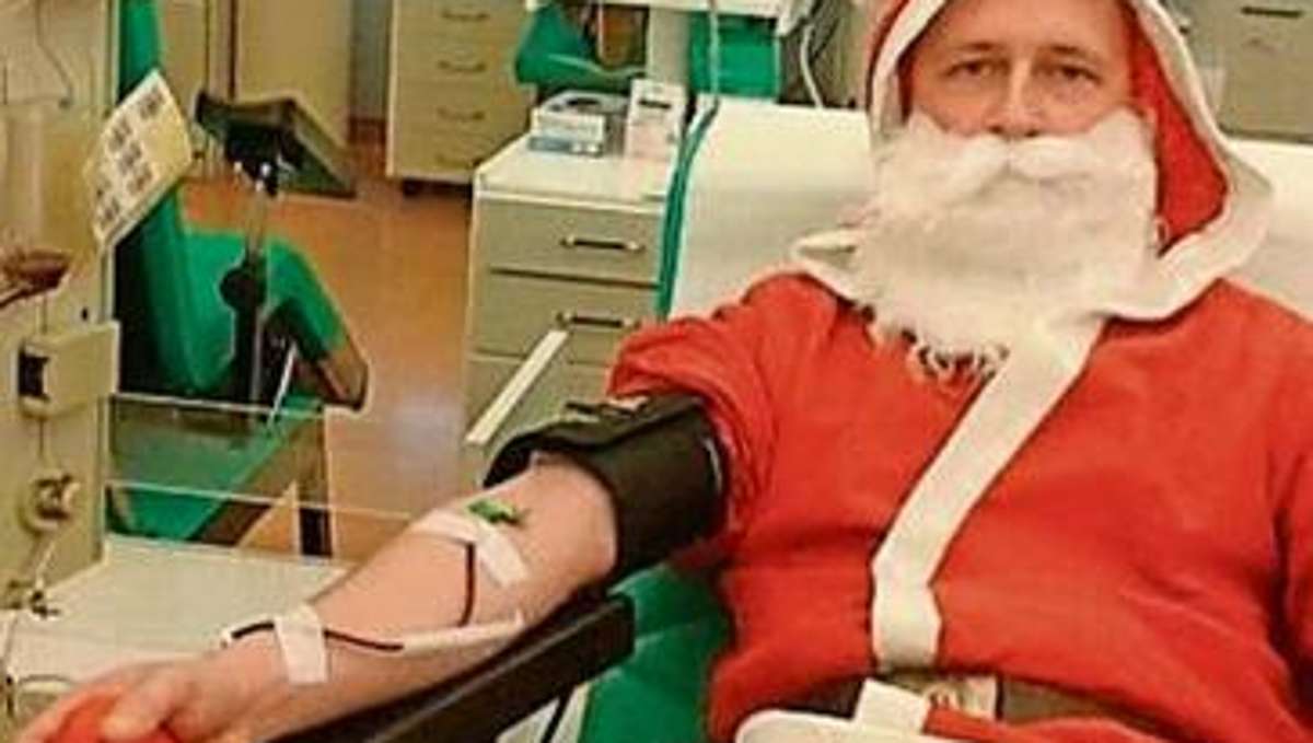 Suhl/ Zella-Mehlis: Weihnachtsmann spendete Blut
