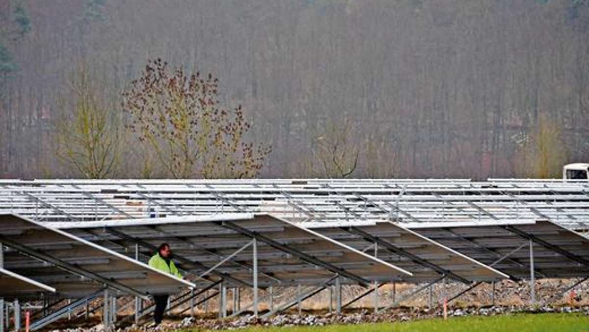 Meiningen: Solarkraftwerk geht bald ans Netz