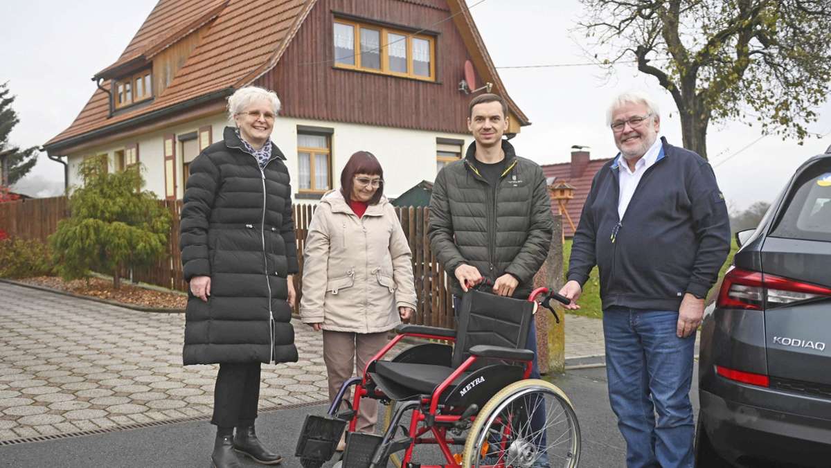 Schnelle Hilfe: Ein Rollstuhl für Myroslav