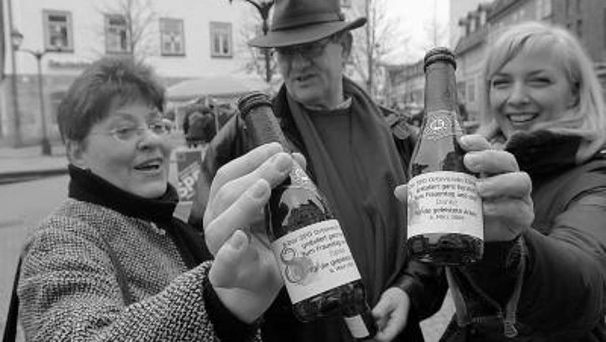 Ilmenau: Sekt statt Rosen zum Frauentag