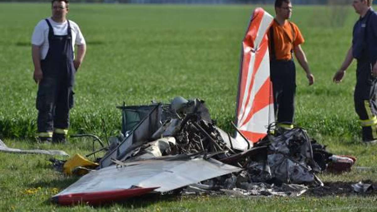 Ilmenau: Ursache des tödlichen Flugzeugabsturzes noch unklar